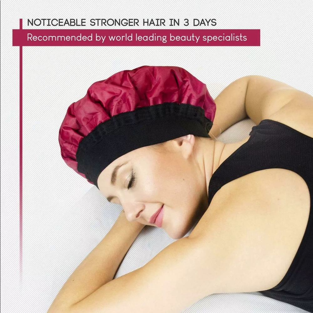 Cordless Gel Hair Therapy Heat Thermal Spa Treatment Hat Cap - Picture 3 of 6